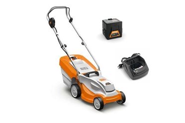 Kosiarka Akumulatorowa Stihl RMA 235, Zestaw z AK 30 i AL 101 szerokość 33 cm